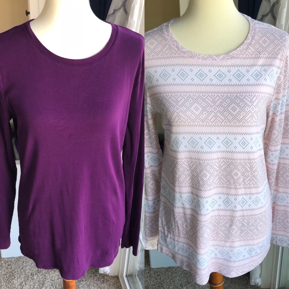 Set of 2 Longseeve Tops, XL